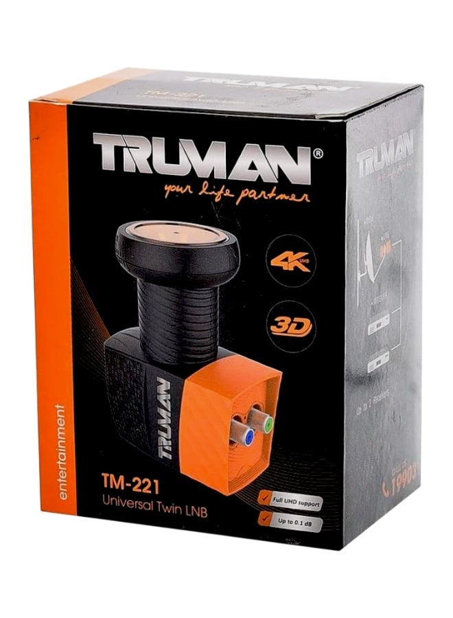 TRUMAN Universal Twin LNB TM-221 - 4K Ultra HD Support with Dual Output - Image 2